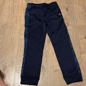 Navy Kids Athletic Jogger Pants